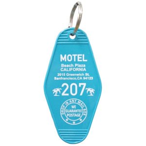 画像1: HOTEL KEY HOLDER/ホテルキーホルダー/MOTEL CALIFORNIA/モーテル カリフォルニア *メール便可