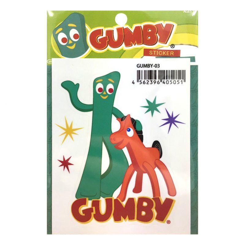 ステッカー シール Gumby ガンビー Gumby And Pokey メール便可