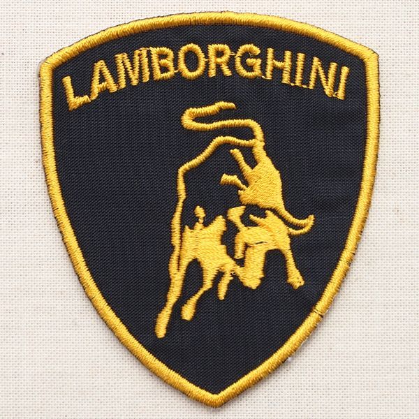 ロゴワッペン Lamborghini ランボルギーニ メール便可 アメリカ雑貨 家具 看板 コカコーラグッズ通販 レイジーストア