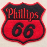 画像: ロゴワッペン フィリップス66 Phillips66 *メール便可