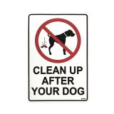 画像: Sign Sticker/サインステッカー/CLEAN UP AFTER YOUR DOG/犬の後始末を