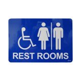 画像: Sign Sticker/サインステッカー/REST ROOMS/御手洗