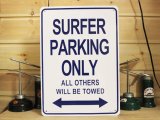 画像: 看板/プラサインボード サーファー専用駐車場 Surfer Parking Only