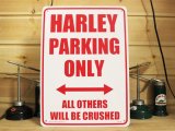 画像: 看板/プラサインボード ハーレー専用駐車場 Harley Parking Only