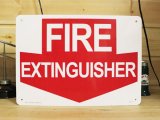 画像: 看板/プラサインボード 消火栓はここです Fire Extinguisher