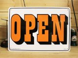 画像: 看板/プラサインボード オープン/クローズド Open/Closed(両面プリント)