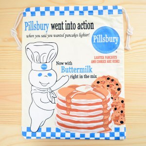 画像: アメリカンキャラ巾着袋(L) ドゥボーイ Doughboy *メール便可