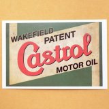 画像: ガレージステッカー Castrol カストロール(ヨコ/グリーン) シール アメリカン *メール便可