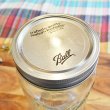 [Ball Mason Jars] Wide Mouth 32oz(940ml) Clear / [ボール社 メイソンジャー] ワイドマウス 32オンス(940ml) クリア