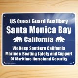 画像: 看板/プラサインボード サンタモニカ湾 沿岸警備隊補助隊 Santa Monica Bay