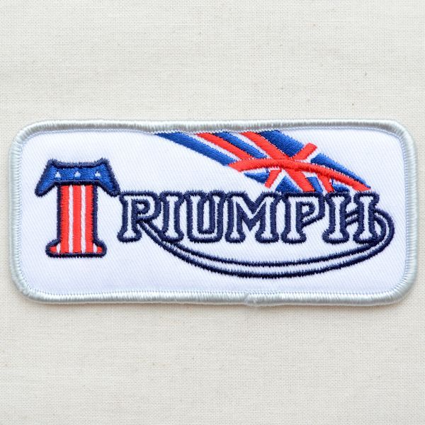 ロゴワッペン Triumph トライアンフ バイク イギリス ユニオンジャック